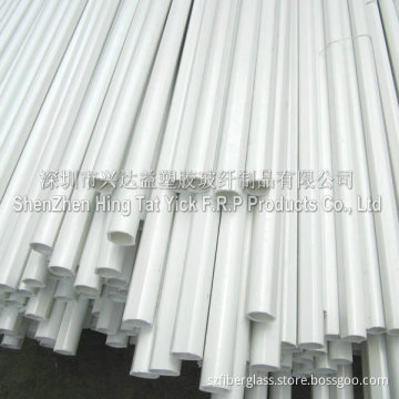 White Fiberglass Tube